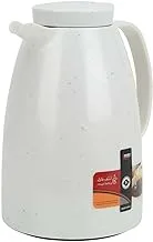 Leema Marble Thermos with Push Button, 1.5 Liter Capacity, Pearl