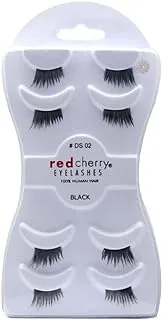 Red Cherry False Eyelashes 4-Pair, No. DS02