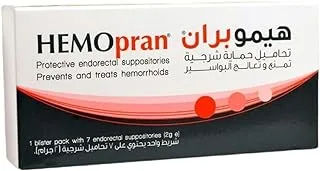 Hemopran Rectal Supp Protective Endorectal Cream 7-Pieces