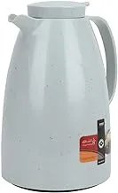 Alsaifgallery Marble Pressure Lima Thermos, 2 Liter Capacity, Light Gray