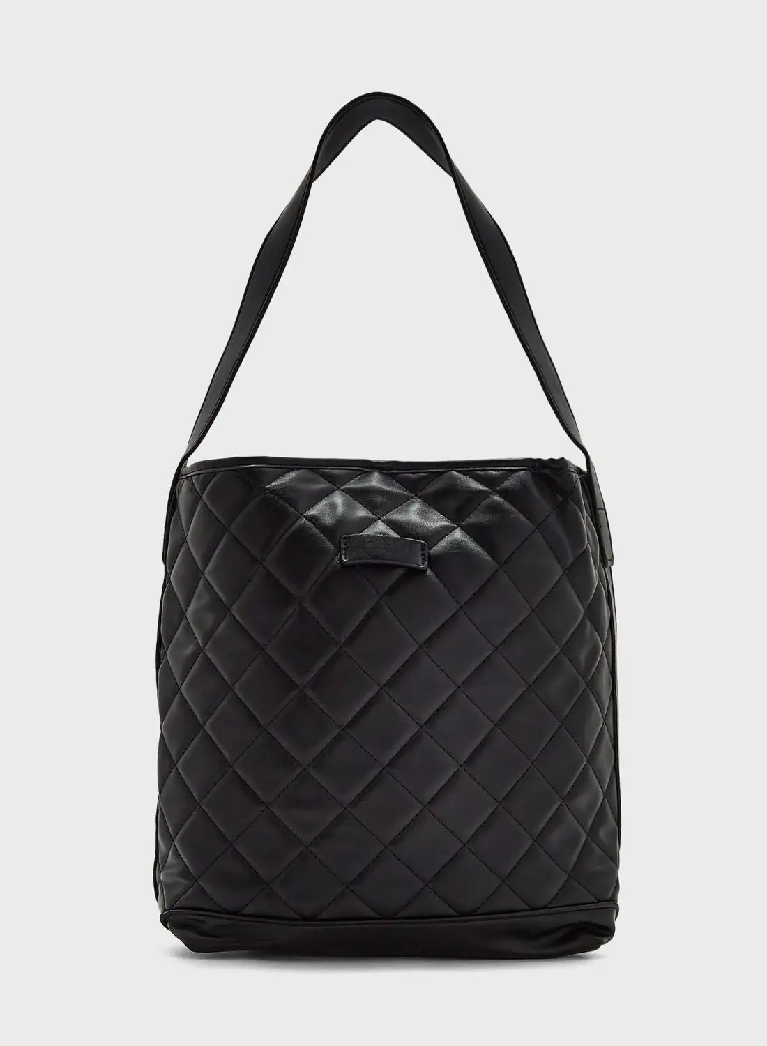 Ginger Pu Quilted Tote Bag
