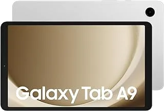Samsung Galaxy Tab A9 WiFi Android Tablet, 4GB RAM, 64GB Storage, Silver (KSA Version)