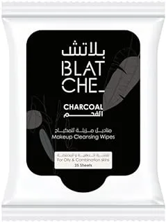 Blatche Charcoal Makeup Remover 25 Wipes