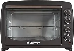 Starway 6 Functions Double Glass Mechanical Timer Electric Oven, 45 Liter Capacity