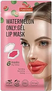Purederm Watermelon Lip Gel Mask 15 g (Pack of 6)