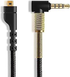 MJKOR Replacement Audio Cable Compatible with SteelSeries Arctis 3, Arctis 5, Arctis 7, Arctis Pro(Gold)