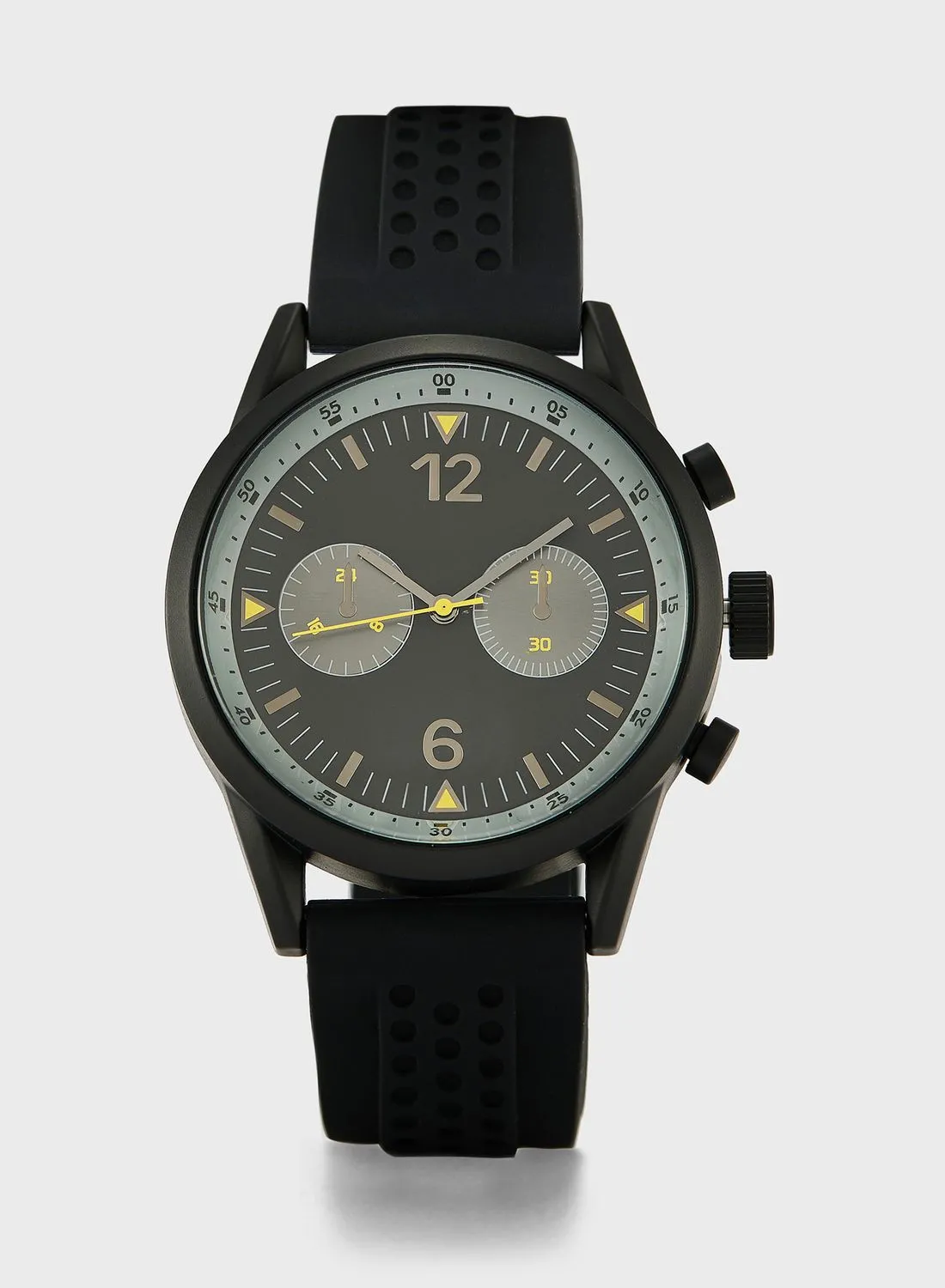 Robert Wood Sporty Silicon Strap Analogue Watch