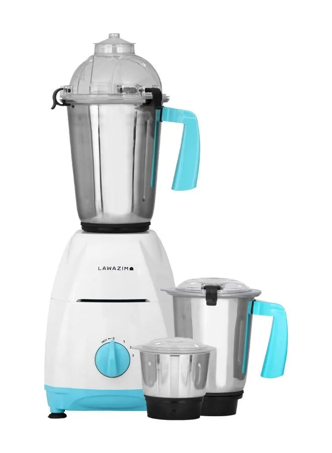 LAWAZIM Mixer Grinder  3 in 1  650W With 3 Jars - Made in India