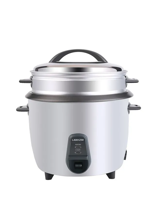 LAWAZIM Lawazim 1.2L Automatic Steamer Rice Cooker | one-touch | Measuring Cup and Rice Scoop for Easy Serving