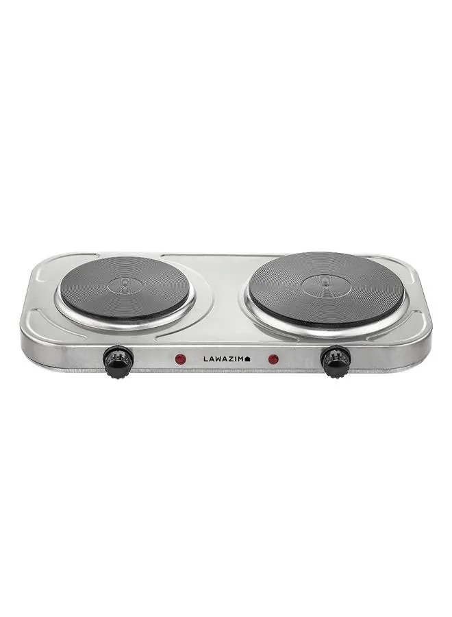 LAWAZIM Electric Hot Plate Double Plate 1000W and 1500W | stainless steel iron body
