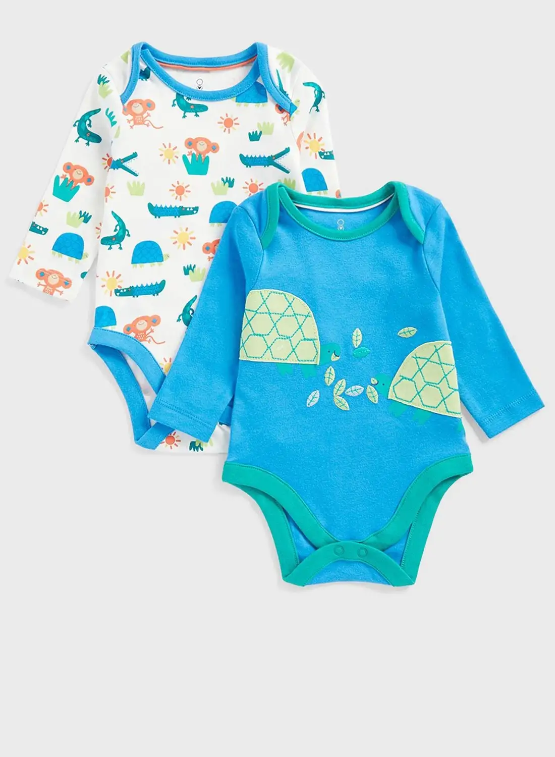 mothercare Kids 2 Pack Assorted Bodysuits