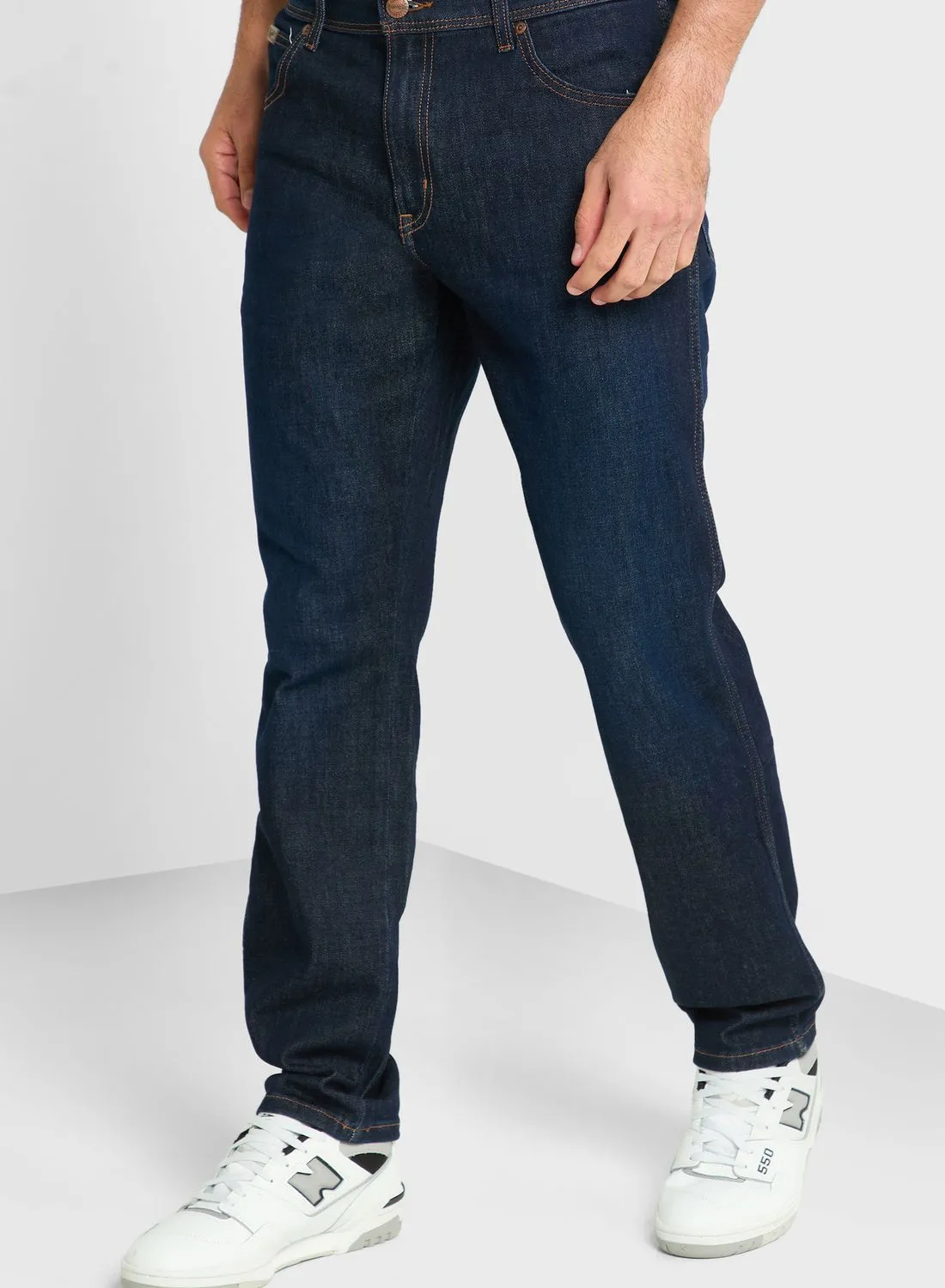 Wrangler Mid Wash Slim Fit Jeans