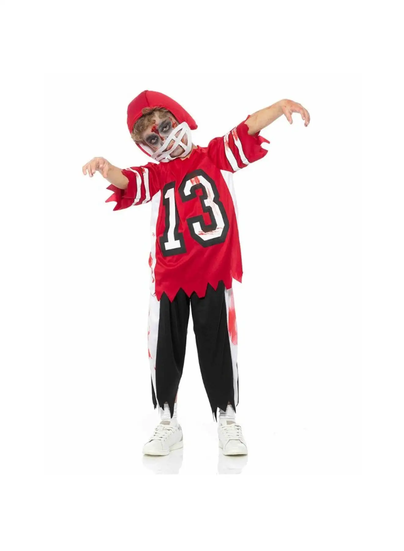 MAD TOYS Zombie Football Soccer Player Kids Halloween Costume