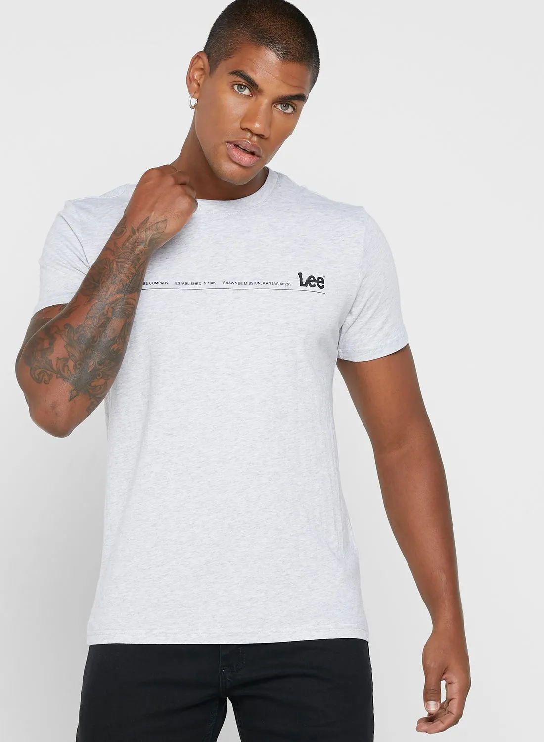 LEE Logo Crew Neck T-Shirt