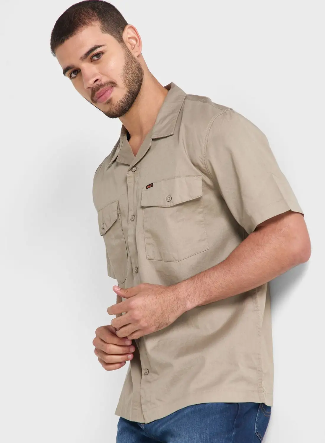 LEE Double Pocket Regular Fit Shirt