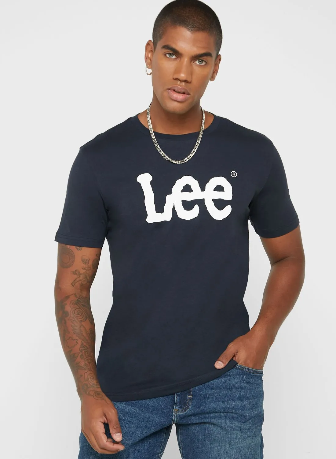 LEE Logo Crew Neck T-Shirt