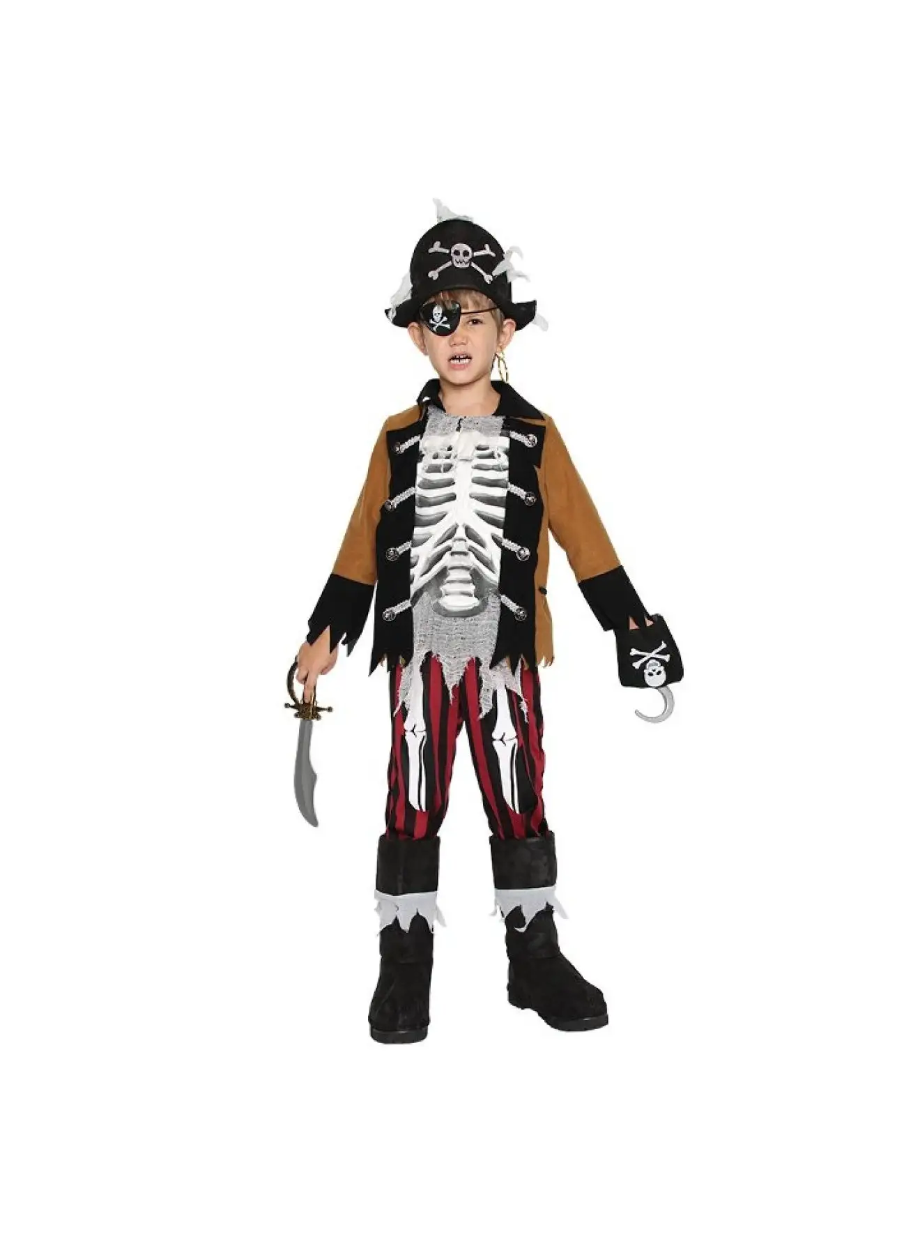 MAD TOYS Pirate Boy Kids Halloween Costume