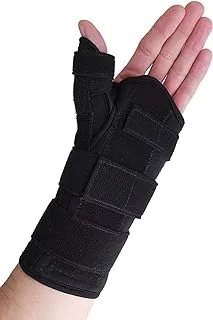 Wrist Brace with Thumb Spica Splint Wrist Support Thumb Spica Thumb Support for Arthritis, Sprains, Carpal Tunnel Pain, Tendonitis (Medium, Left Hand)