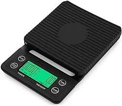 ThreeH Coffee Scales Digital Kitchen Scales Multifunction with Timer 3kg/0.1g for Coffee Preparation, Baking and Cooking