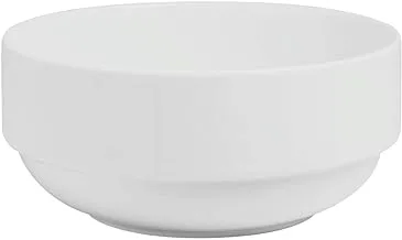 BARALEE SIMPLE PLUS WHITE STACKABLE BOWL, 091508A, 10.5 CM (4 1/8