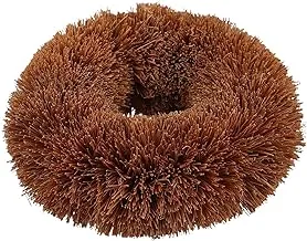 Natural Elements KitchenCraft Coconut Scourer, Coconut Fibres, Brown, 8.5 x 9 x 3 cm
