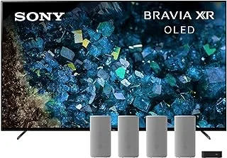 تلفزيون Sony BRAVIA XR 77 بوصة OLED TV 4K UHD HDR Smart Google TV HDMI 2.1 لجهاز Playstation 5 - XR-77A80L (موديل 2023) مع Sony 7.1.4Ch HT-A9