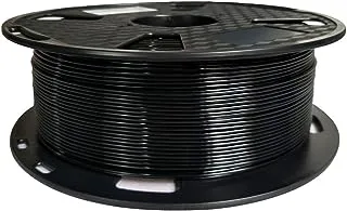 خيوط PETG سوداء 1.75 مم 1 كجم خيوط طباعة ثلاثية الأبعاد 2.2 رطل مادة طابعة ثلاثية الأبعاد CC3D تناسب معظم خيوط الطابعة ثلاثية الأبعاد FDM PETG+ PETG Pro لون أسود