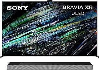 تلفزيون سوني BRAVIA 65 بوصة QD-OLED 4K UHD HDR Master Series Bravia Core مع تلفزيون جوجل الذكي HDMI 2.1، ميزات حصرية للبلاي ستيشن 5 - XR-65A95L (موديل 2023) سوني 7.1.2Ch HT-A7000