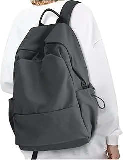 School Backpack Casual Daypack Black Bookbag…