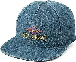 Billabong Mens Heritage Adjustable Snapback Baseball Cap Hat - Indigo