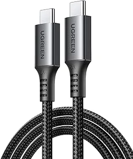 UGREEN Type C Cable 100W 3M, USB C to C Fast Charging Cable PD3.0 SCP BC1.2 5A, Braided Phone Charger USB C Cable for iPhone 15 Series, iPad mini, MacBook Pro/Air, iPad Pro, Samsung S23+, Huawei P60
