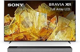 تلفزيون سوني BRAVIA XR 65 بوصة LED 4K UHD HDR ذكي Google TV HDMI 2.1 لجهاز بلاي ستيشن 5 - XR-65X90L (موديل 2023) مع سوني 7.1.2Ch HT-A7000