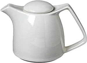 BARALEE WISH WHITE COFFEE POT WITH LID, 092802A, 700 CC (23 3/4 OZ)