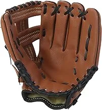 Sports Softball Glove, Left Handed Thickening Pitcher Softball Gloves Baseball Glove for Kids Youth Adult, Right Hand Throw