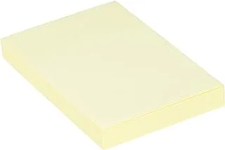 ورق ملاحظات ديلي EA00252 100 ورقة مقاس 76 × 51 ملم ، أصفر