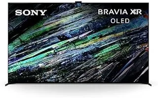 تلفزيون سوني BRAVIA 77 بوصة QD-OLED 4K UHD HDR Master Series Bravia Core مع تلفزيون Google الذكي HDMI 2.1 وميزات حصرية لجهاز Playstation 5 - XR-77A95L (موديل 2023) مع Sony 7.1.4Ch HT-A9