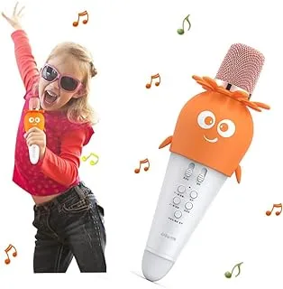 Microphone, Azonee Karaoke Wireless Microphone for Kids, Bluetooth Wireless Microphone Home Party Toys, Child Karaoke with Colorful Lights & Magic Voice Changing, Echo Speaker, for Boys & Girls