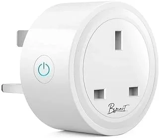 20 Amper Smart Wi-Fi Plug, 1 Pack Works With Amazon Alexa & Google Home, Mini Smart Plug With APP Control & Voice Control & Has timer Function, No Hub Required UK Plug 20 Amper (1)