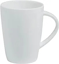 BARALEE PORCELIAN CERAMIC SIMPLE PLUS WHITE MUG, 091631A, 350 CC (11 3/4 OZ), PACK OF 6, Coffee Mug, Tea Mug, Milk Cups, Mug Set, Cup Set, Coffee Cups, Tea Cups