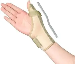 Breathable Spacer Fabric Reversible CMC Joint Thumb Stabilizer, Splint Spica, Abducted Thumb for BlackBerry Thumb, Trigger Finger, Mommy Thumb