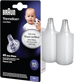 Braun LF40US01 Disposable Thermo Scan Lens Filters for Ear 40 Count