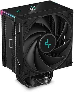 DeepCool AK500S Digital CPU Air Cooler Mighty 240w TDP 5 Copper Heatpipes Single-Tower CPU Cooler with Status Display Screen and ARGB LED Strips 120mm FDB Fan for LGA 1700/1200/1151/1150/1155 AM5/AM4