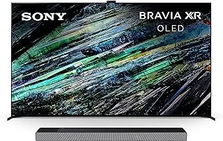 تلفزيون سوني BRAVIA 77 بوصة QD-OLED 4K UHD HDR Master Series Bravia Core مع تلفزيون Google الذكي HDMI 2.1 وميزات حصرية لجهاز Playstation 5 - XR-77A95L (موديل 2023) مع Sony 7.1.2Ch HT-A7000