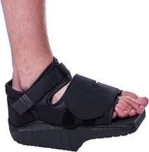 حذاء شفاء بدون تحميل لمقدمة القدم - حذاء طبي لا يتحمل الوزن للحماية من قرحة القدم السكرية، وآلام مشط القدم وما بعد الورم، أو جراحة إصبع القدم المطرقة (صغير) (صغير)