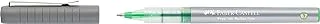 Faber-Castell Free Ink Roller Ball Pen (Pack of 12), 0.7 mm Ball Diameter, Color Green