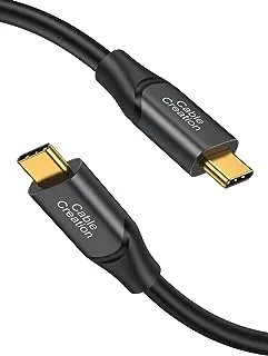 CableCreation USB C to C Cable 1.6FT, USB 3.2 Gen2 10Gbps, Support 4K Video Output, 100W USB C Charging Cable for Android Auto USB C External SSD MacBook iPad,Galaxy S23, etc,0.5m