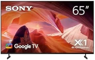 تلفزيون سوني BRAVIA 65 بوصة LED 4K UHD HDR ذكي Google TV - KD-65X80L (موديل 2023) مع سوني 5.1Ch HT-S700F