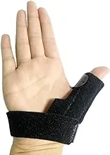 جبيرة إصبع الزناد، شريط تثبيت إضافي لدعم الإصبع قابل للتعديل لتخفيف قفل الإصبع، والفرقع، والانحناء، والتصلب، وإطلاق الأوتار وتخفيف الألم من التهاب غمد الوتر (أسود)