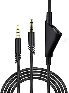 gozahad Astro A10 Cable Cord Adapter Replacement with Inline Mute Also Works with A40 &A40TR Gaming Headsets Xbox one ps4 Controller 2.0Meter (Without Volume Control)