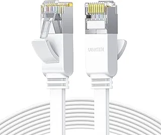 UGREEN Ethernet Cable Cat6 Flat 10M Gigabit Network Cable 1000Mbps High Speed Internet Shielded RJ45 Ethernet Patch Cable Compatible with Laptop, PC, PS5, PS4, TV, Modem, Router, Switch, Switch